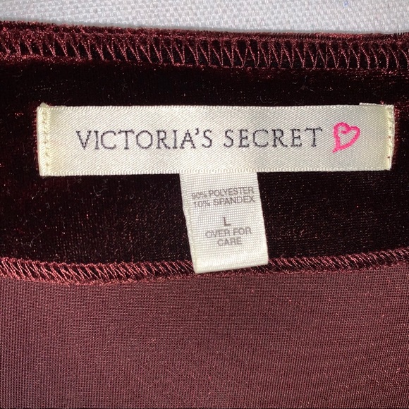 Victoria’s Secret Brown Velvet Dress Chemise Sz L - Picture 15 of 16